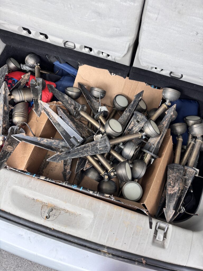 Loading a Facebook Marketplace pickup into the truck
